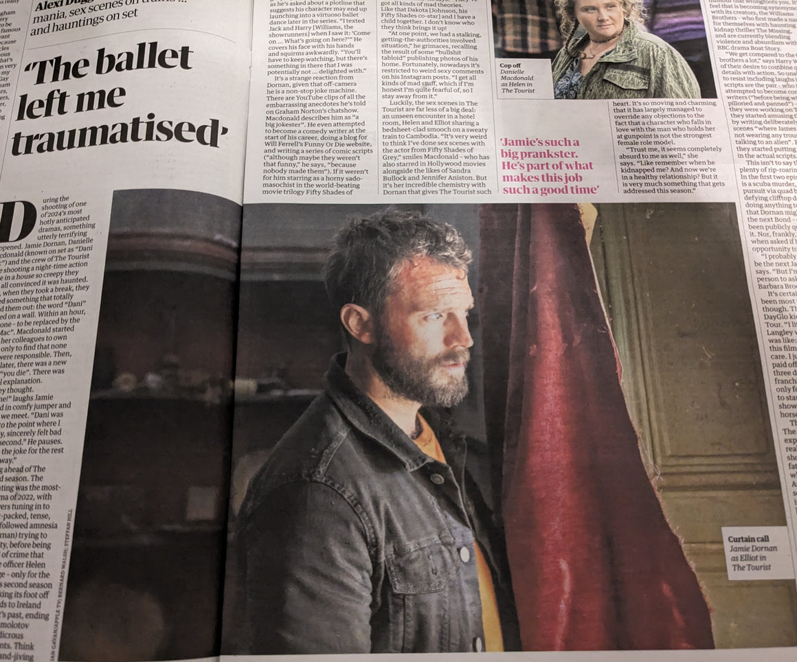 GUARDIAN What's On TV Xmas 2023: Jamie Dornan Interview on Fifty Shades