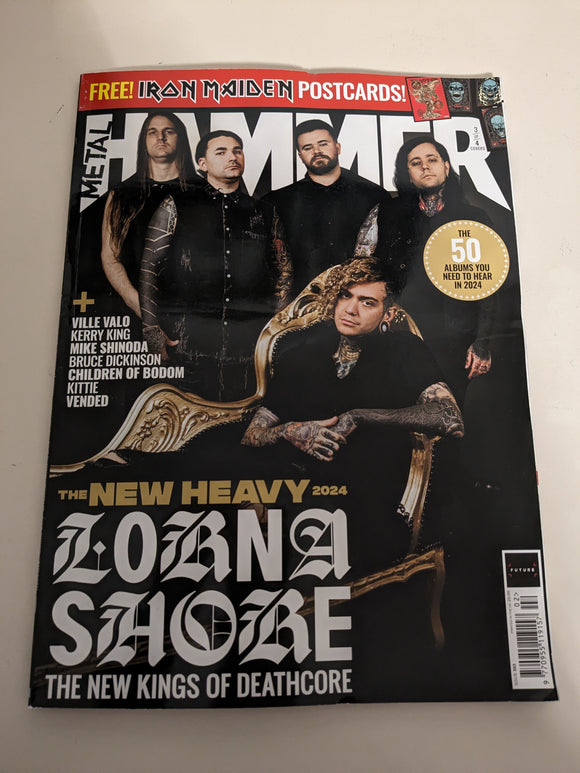 Metal Hammer #383 February 2024 Lorna Shore Cover