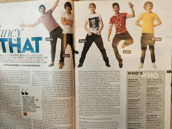 STYLE Magazine 6 November 2011 One Direction Interview
