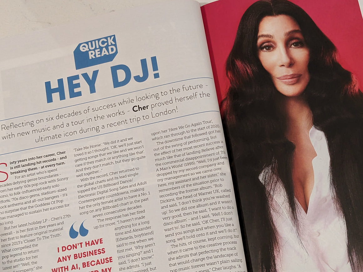 RETRO POP Magazine Issue 24 | Feb 2024 Cher Interview