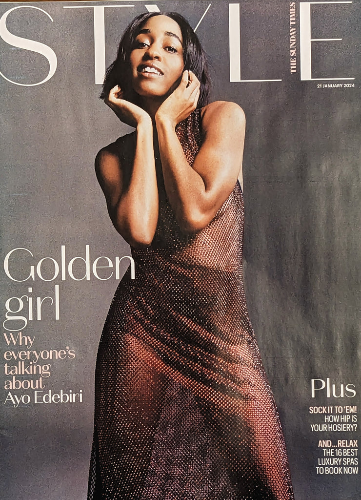 STYLE magazine 21 January 2024 AYO EDEBIRI The Bear Cover