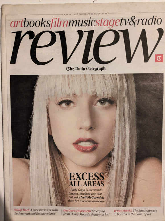 TELEGRAPH REVIEW May 21 2011 Lady Gaga Cover