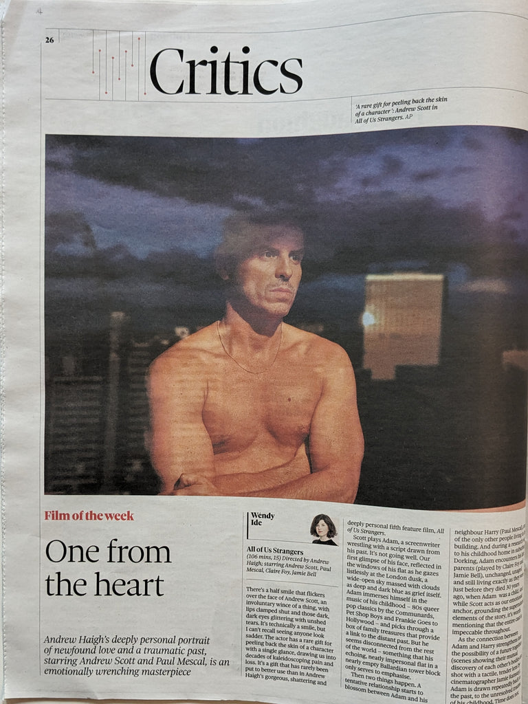 OBSERVER NEW REVIEW 28 January 2024 Andrew Scott Depeche Mode