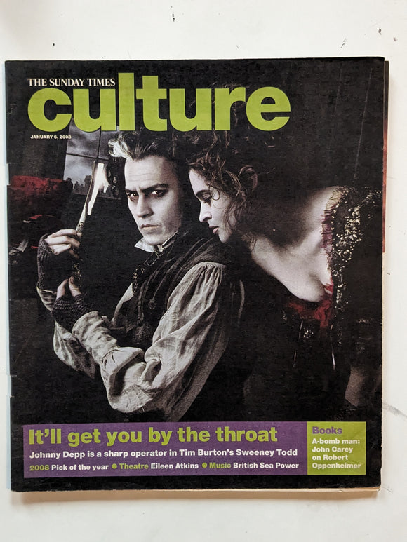 CULTURE Mag 06/01/2008 Johnny Depp & Helena Bonham Carter