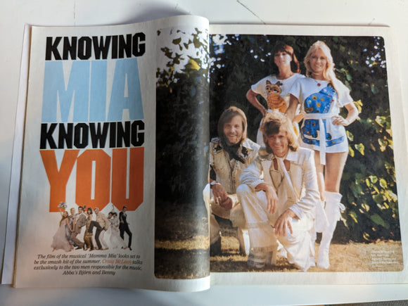 OBSERVER MUSIC Magazine July 2008 ABBA Born and Benny