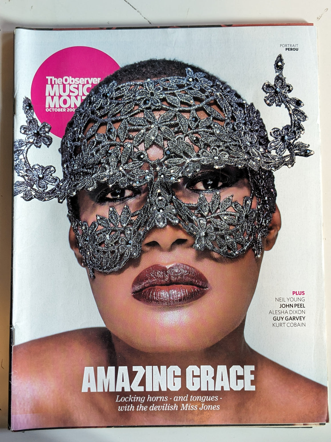 OBSERVER MUSIC Magazine October 2008 Grace Jones Sam Taylor Wood Johnson