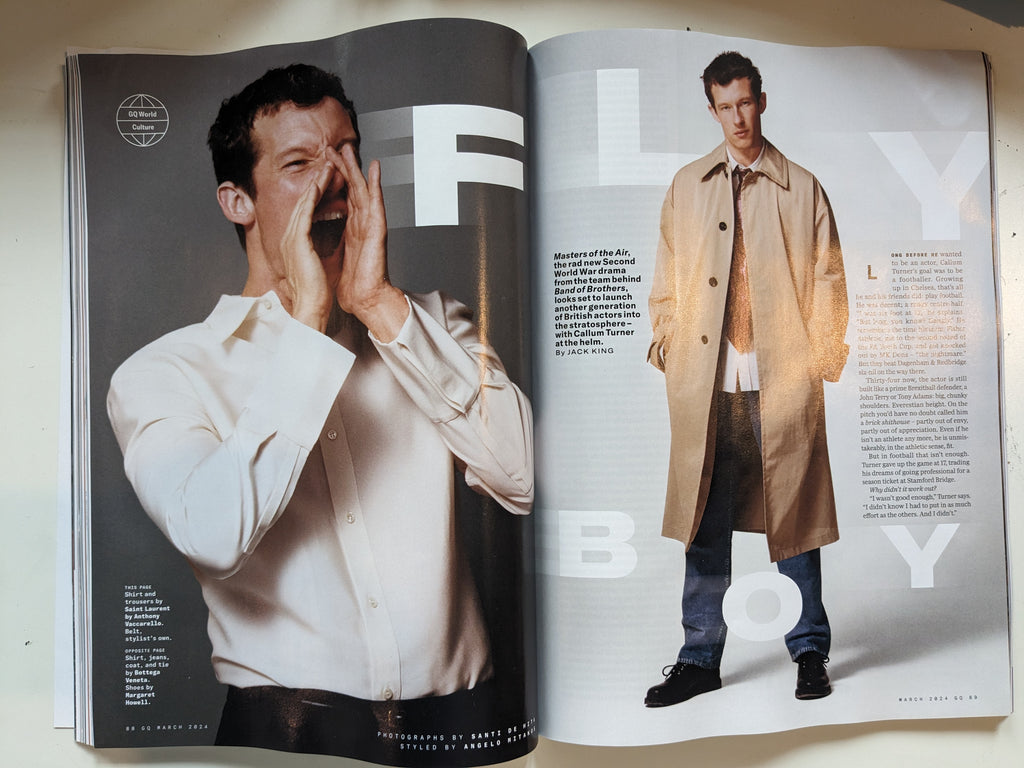 BRITISH GQ March 2024 Callum Turner