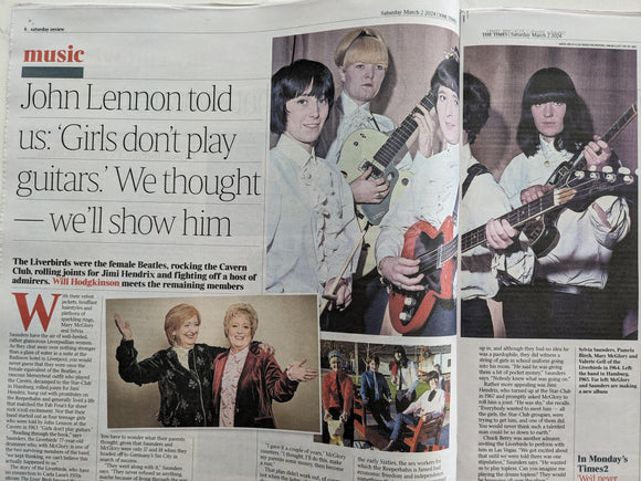 Times Review 02/03/2024 The Liverbirds The Beatles John Lennon