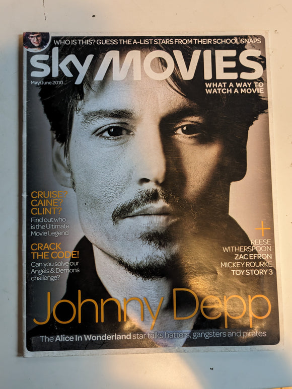 SKY MOVIES Magazine May/June 2010 Johnny Depp