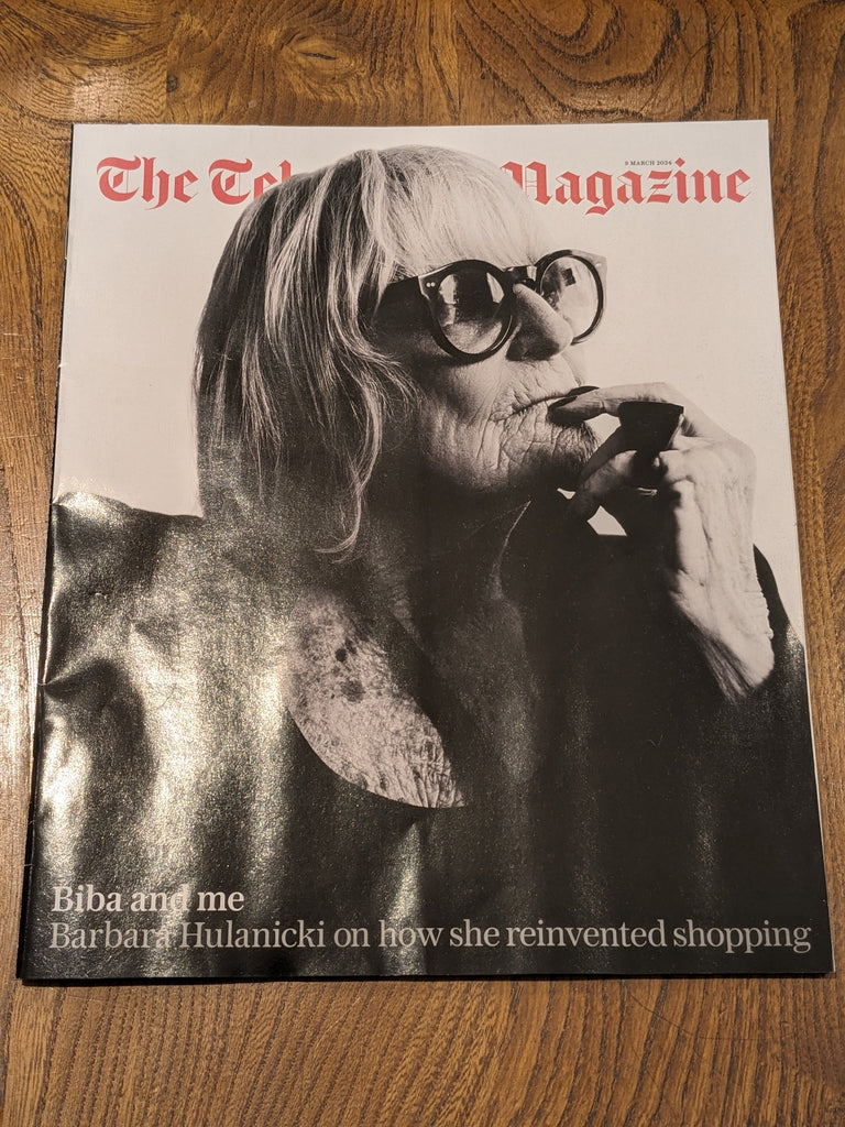 UK Telegraph Magazine March 2024 Barbara Hulanicki Biba Nicholas Galitzine