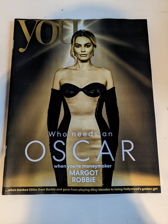 YOU MAGAZINE - March 2023 MARGOT ROBBIE cover THE BARBIE MOVIE