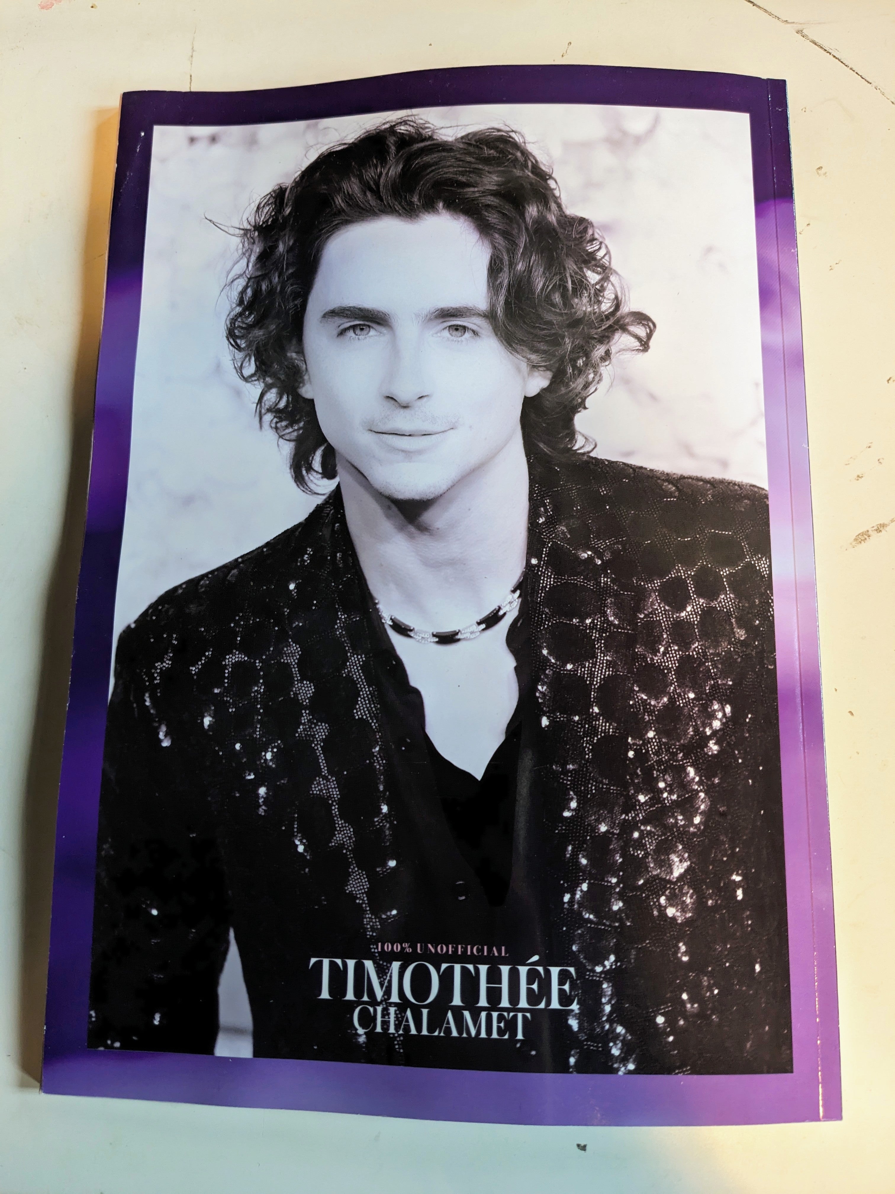 Timothée Chalamet Fan Geschenk – Reißverschluss-Tasche Mit Druck | 24x17 Cm, Segeltuch | Für Make-up & Accessoires