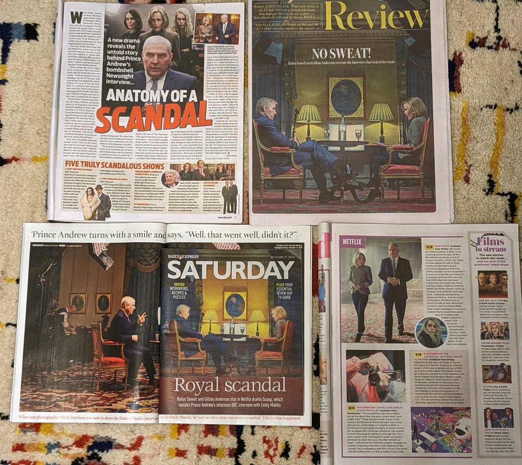 GILLIAN ANDERSON // RUFUS SEWELL - Scoop Magazine Pack