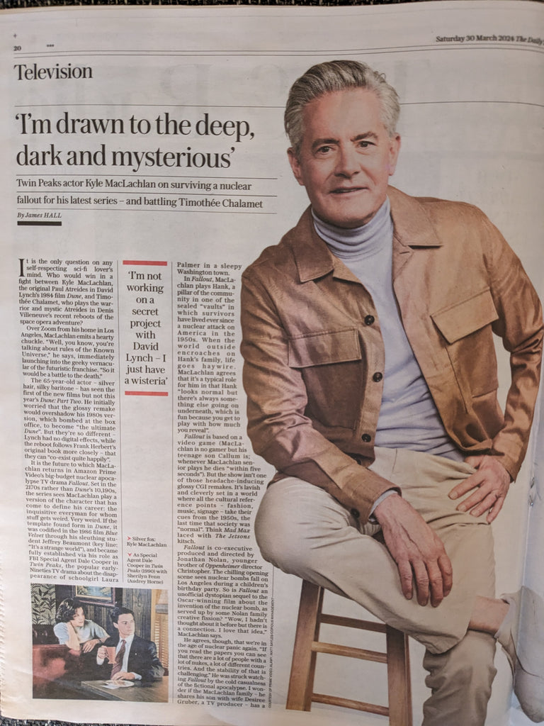 Telegraph Review March 30 2024 Gillian Anderson Rufus Sewell Kyle MacLachlan
