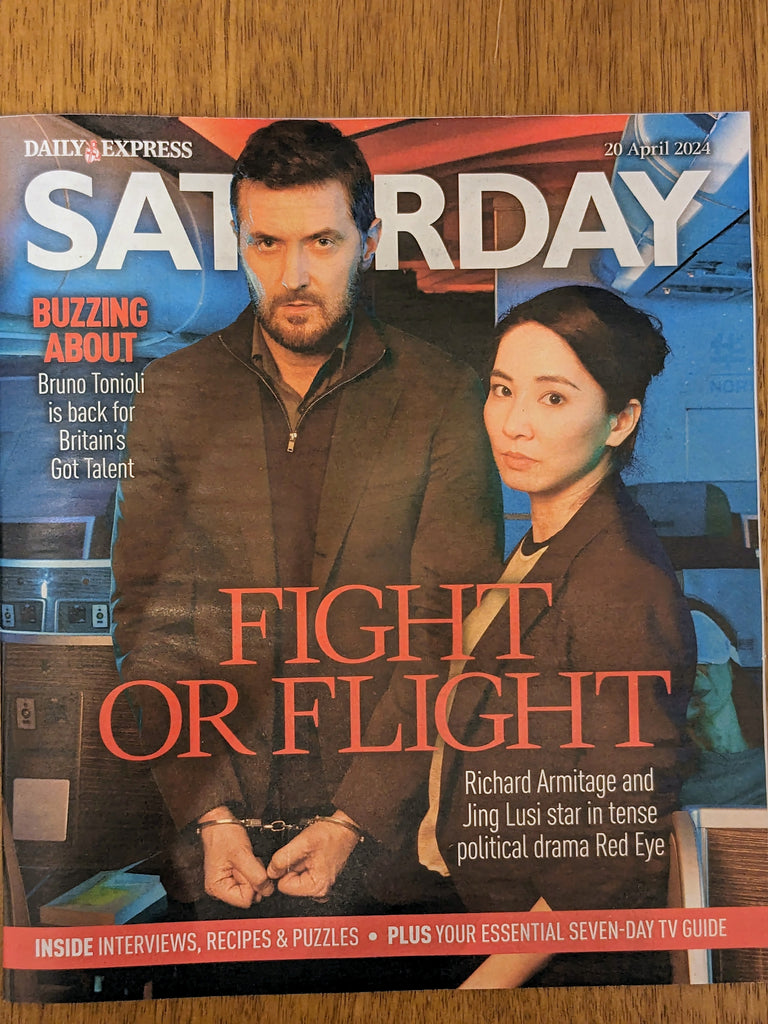 SATURDAY Mag 20-04-2024 RICHARD ARMITAGE Jing Lusi Red Eye