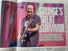 CULTURE magazine 21 April 2024 EDDIE VEDDER Pearl Jam Johnny Flynn