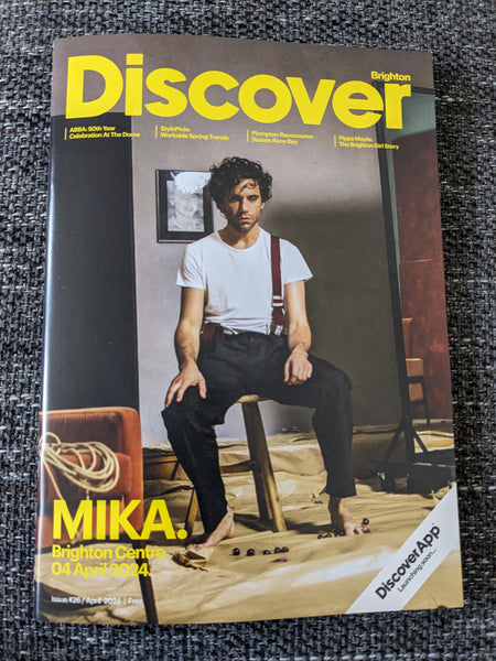 Discover Magazine April 2024 Mika Cover - YourCelebrityMagazines