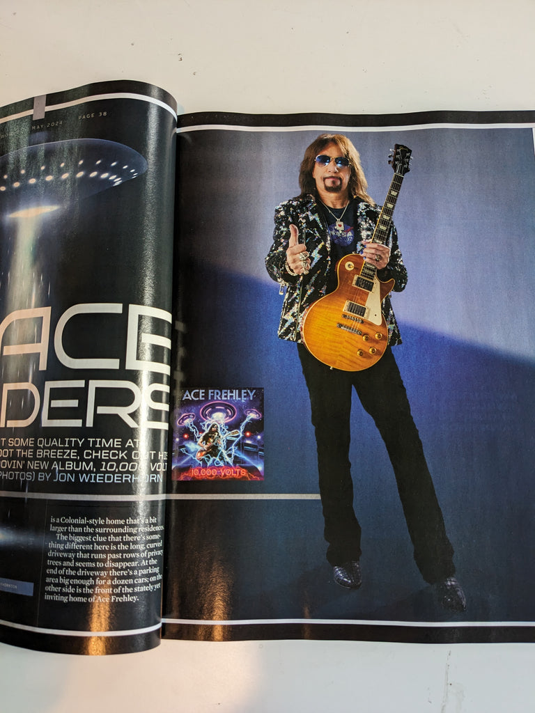 Guitar World magazine May 2024 Class of 1984: Eddie Van Halen Ace Frehley Kiss Rush