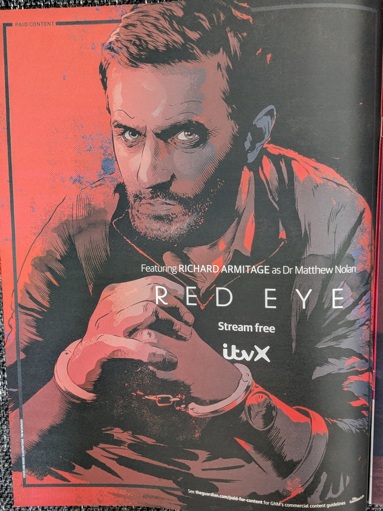 OBSERVER magazine 28 April 2024 Richard Armitage Red Eye Daniel Mays