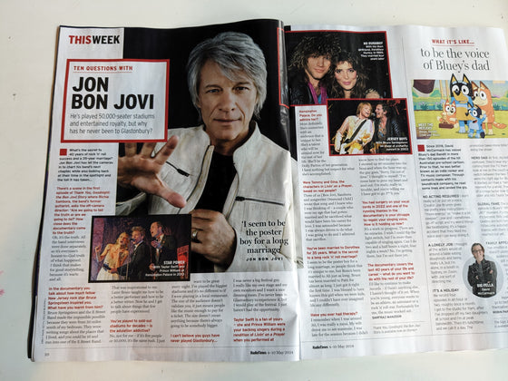 Radio Times Magazine - 4-10 May 2024 - Jon Bon Jovi interview