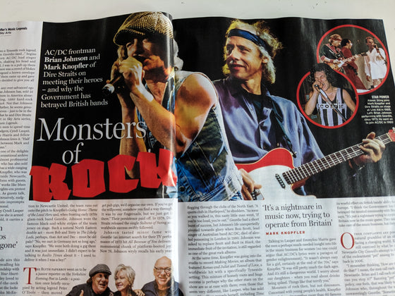 Radio Times Magazine - 4-10 May 2024 - Mark Knopfler & Brian Johnson AC/DC