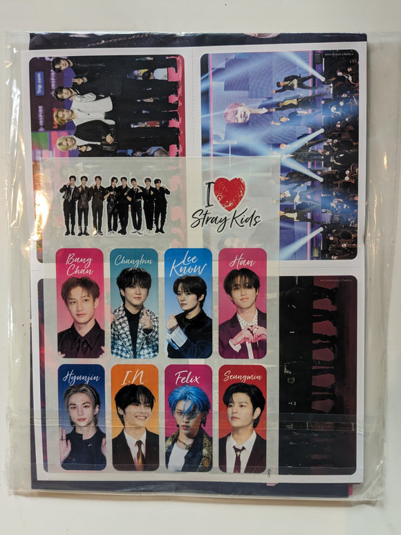 Ultimate STRAY KIDS K-POP Fan Pack & 10 Exclusive Stickers & Poster & Art Cards