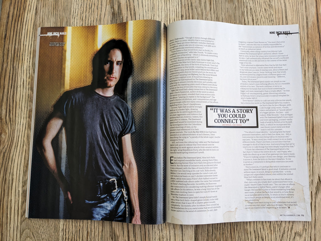 Metal Hammer #385 April 2024 Nine Inch Nails Downward Spiral