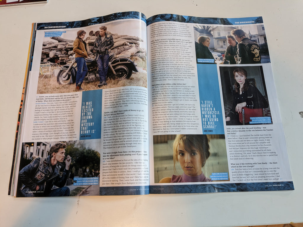 TOTAL FILM Magazine #351 Austin Butler Jodie Comer The Bikeriders