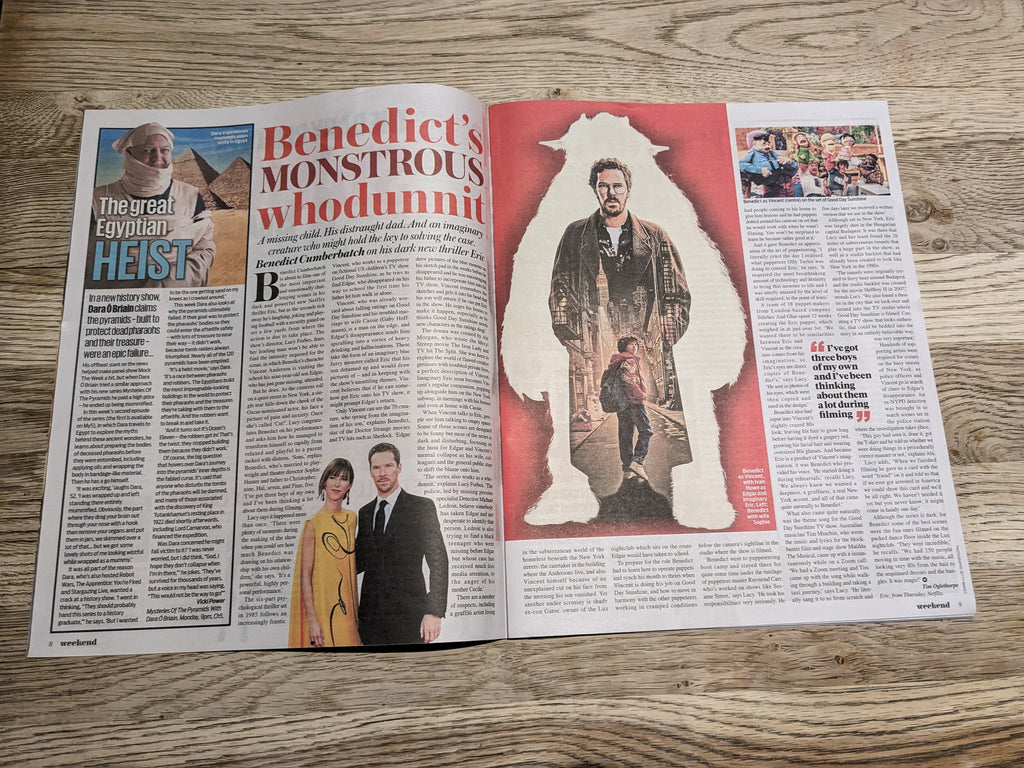 WEEKEND Mag 25/05/2024 Benedict Cumberbatch Harry Clark