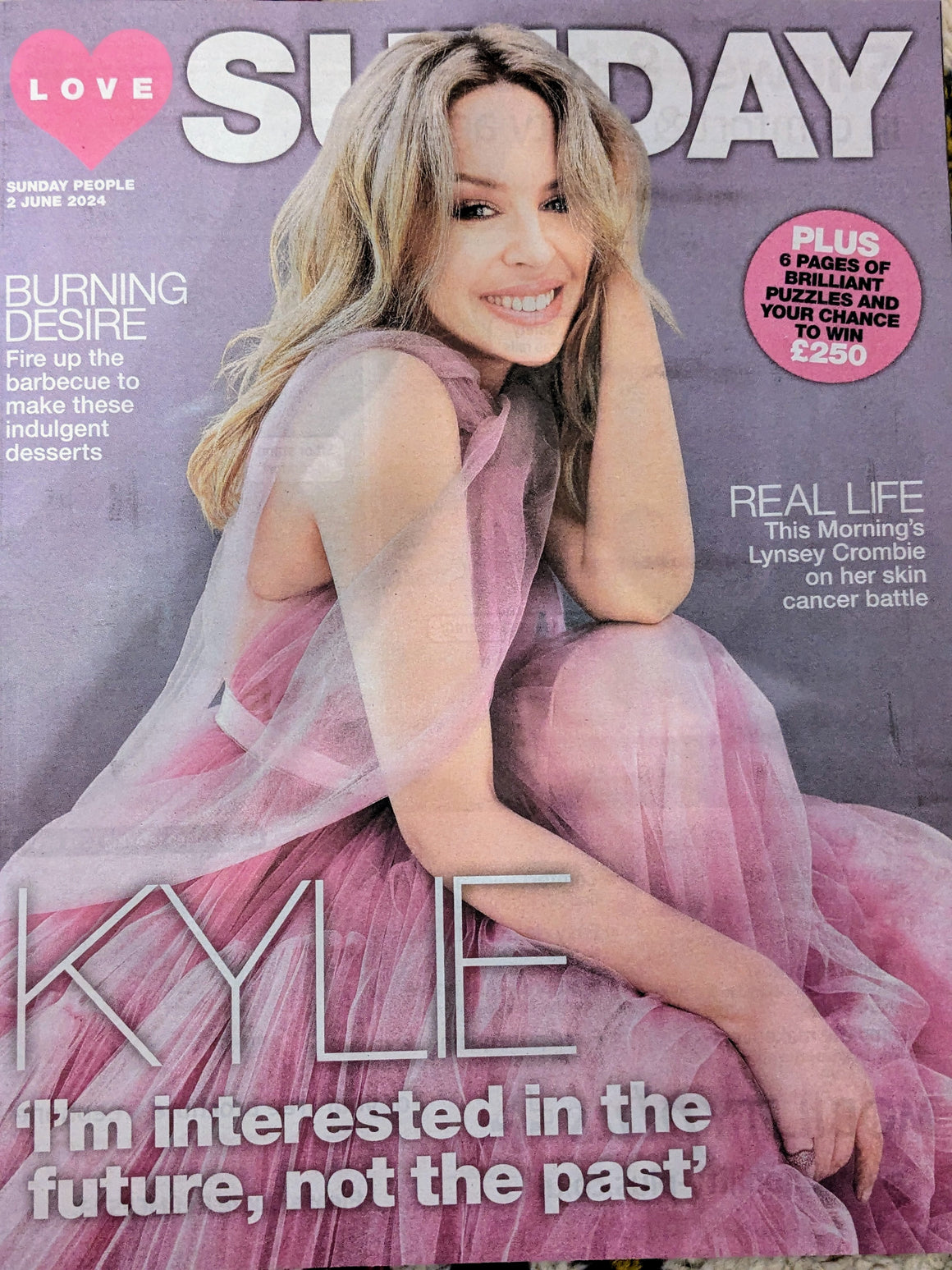 Love Sunday Magazine June 2 2024 Kylie Minogue