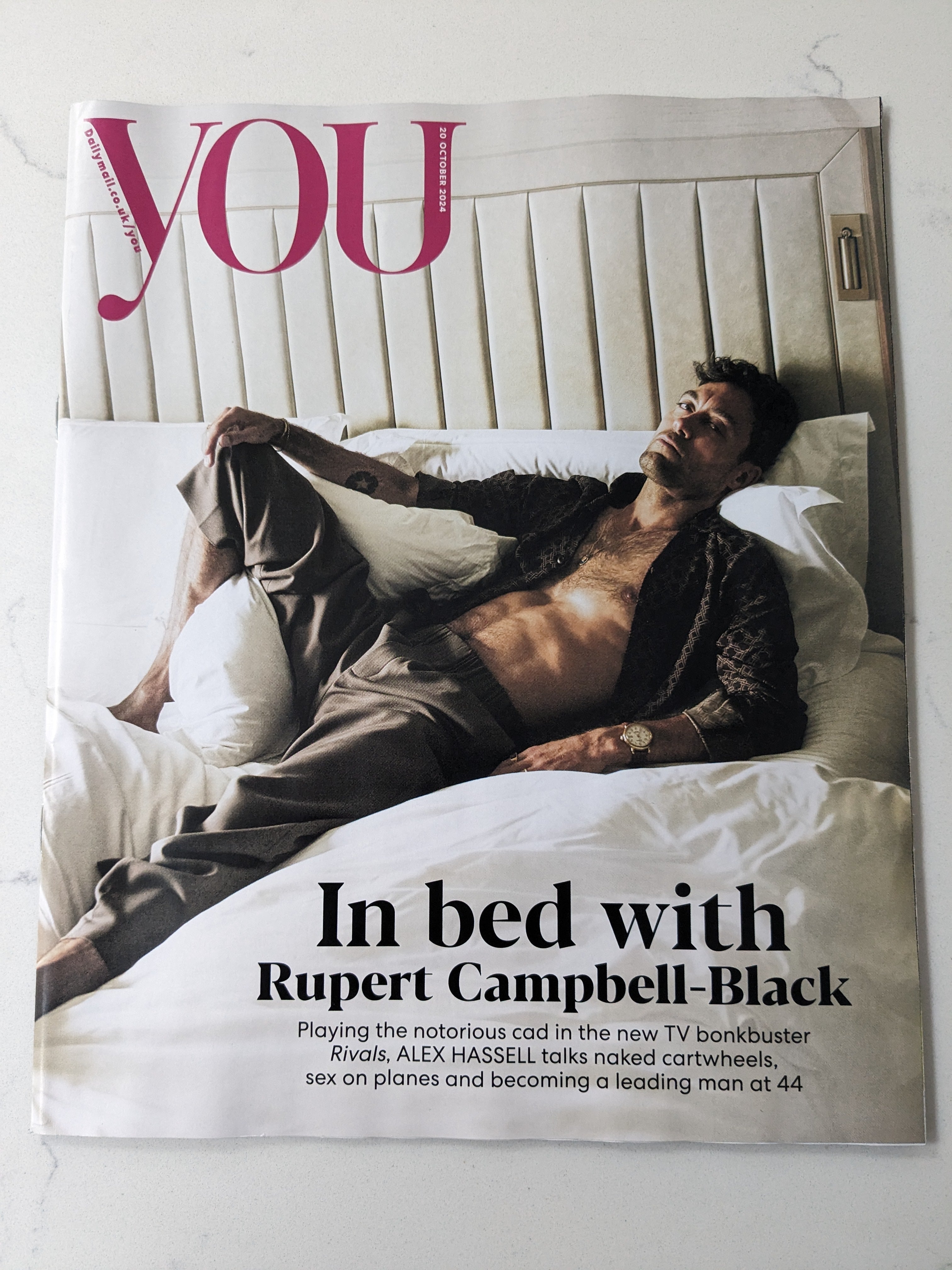 YOU Magazine 20/10/2024 ALEX HASSELL Rivals Rupert CampbellBlack