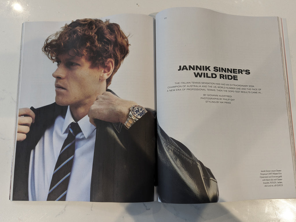 British Esquire Magazine (UK) - Winter 2024 - Jannik Sinner Cover Version