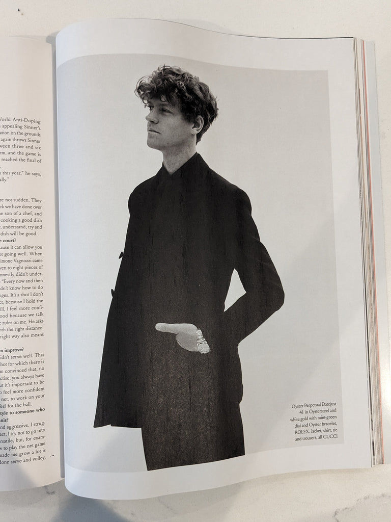 British Esquire Magazine (UK) - Winter 2024 - Jannik Sinner Cover Version