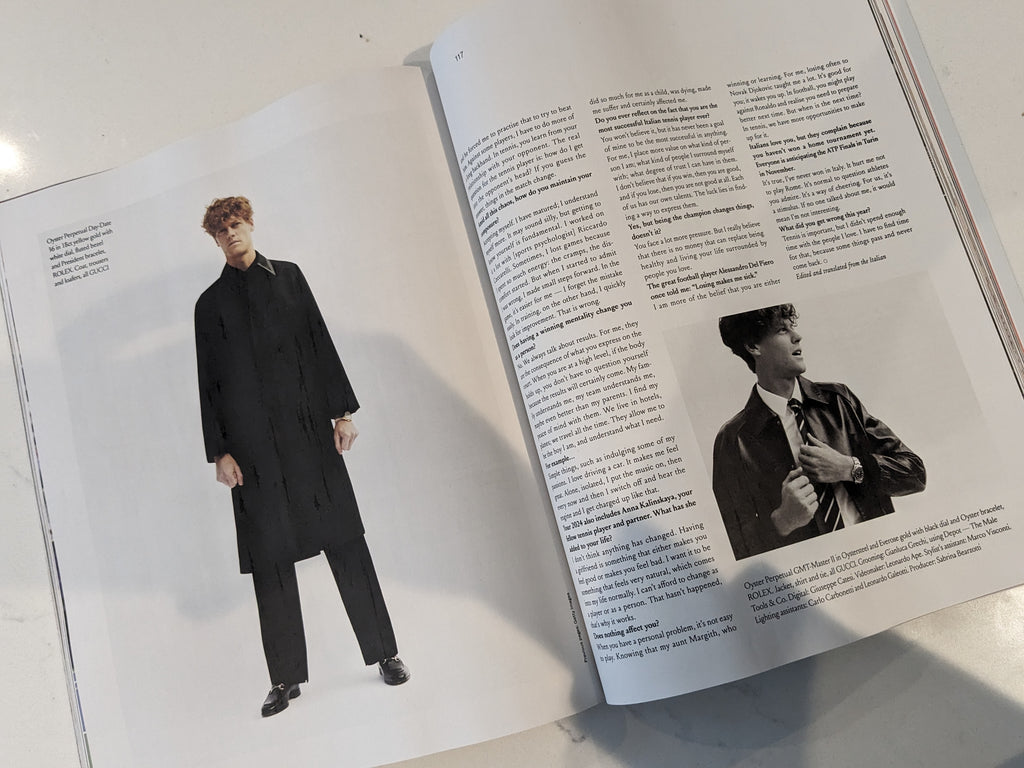 British Esquire Magazine (UK) - Winter 2024 - Jannik Sinner Cover Version