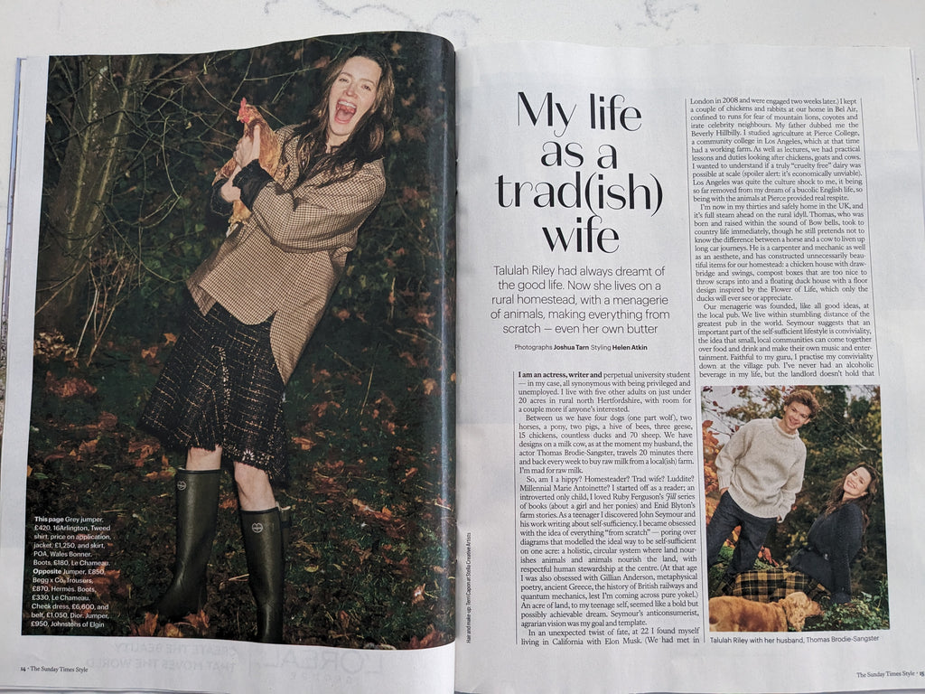 Talulah Riley Mag STYLE magazine 1 December 2024 Tom Ford Talulah Riley ...