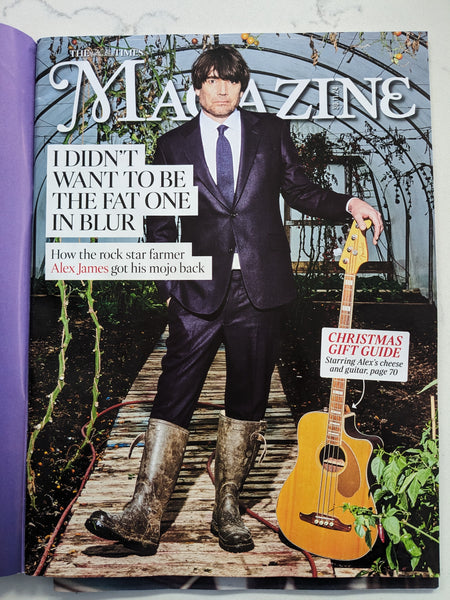 Times Magazine November 30 2024 Alex James Blur - YourCelebrityMagazines