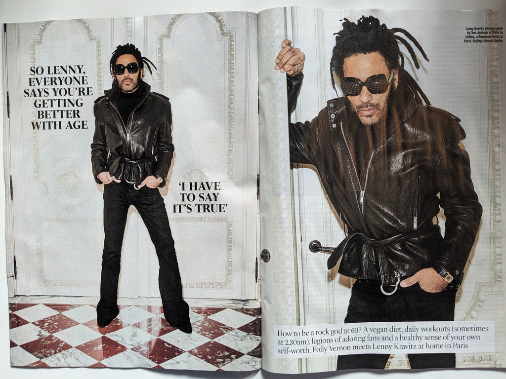 LENNY KRAVITZ The Times Magazine 22 February 2025