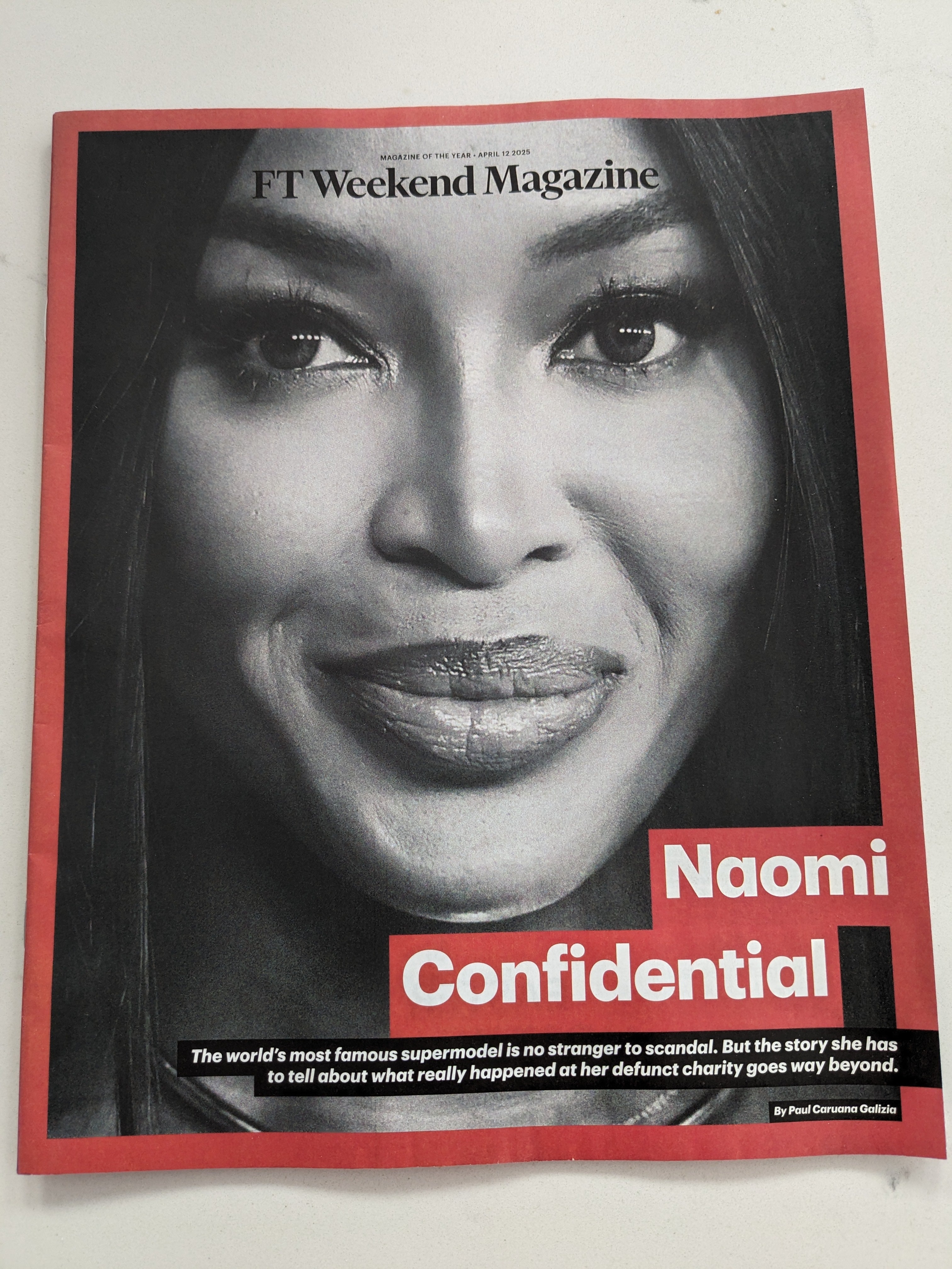 FT Weekend Magazine 12 April 2025 Naomi Campbell - YourCelebrityMagazines