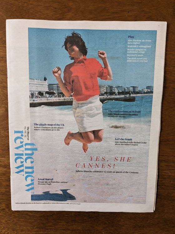 OBSERVER NEW REVIEW 04-May-2025 JULIETTE BINOCHE Frank Auerbach Joan Didion