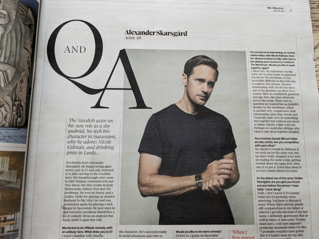 OBSERVER NEW REVIEW 18-May-2025 Alexander Skarsgard Bruce Springsteen