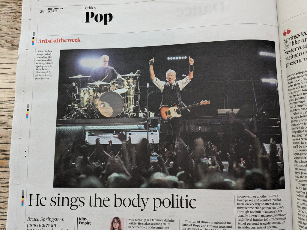 OBSERVER NEW REVIEW 18-May-2025 Alexander Skarsgard Bruce Springsteen