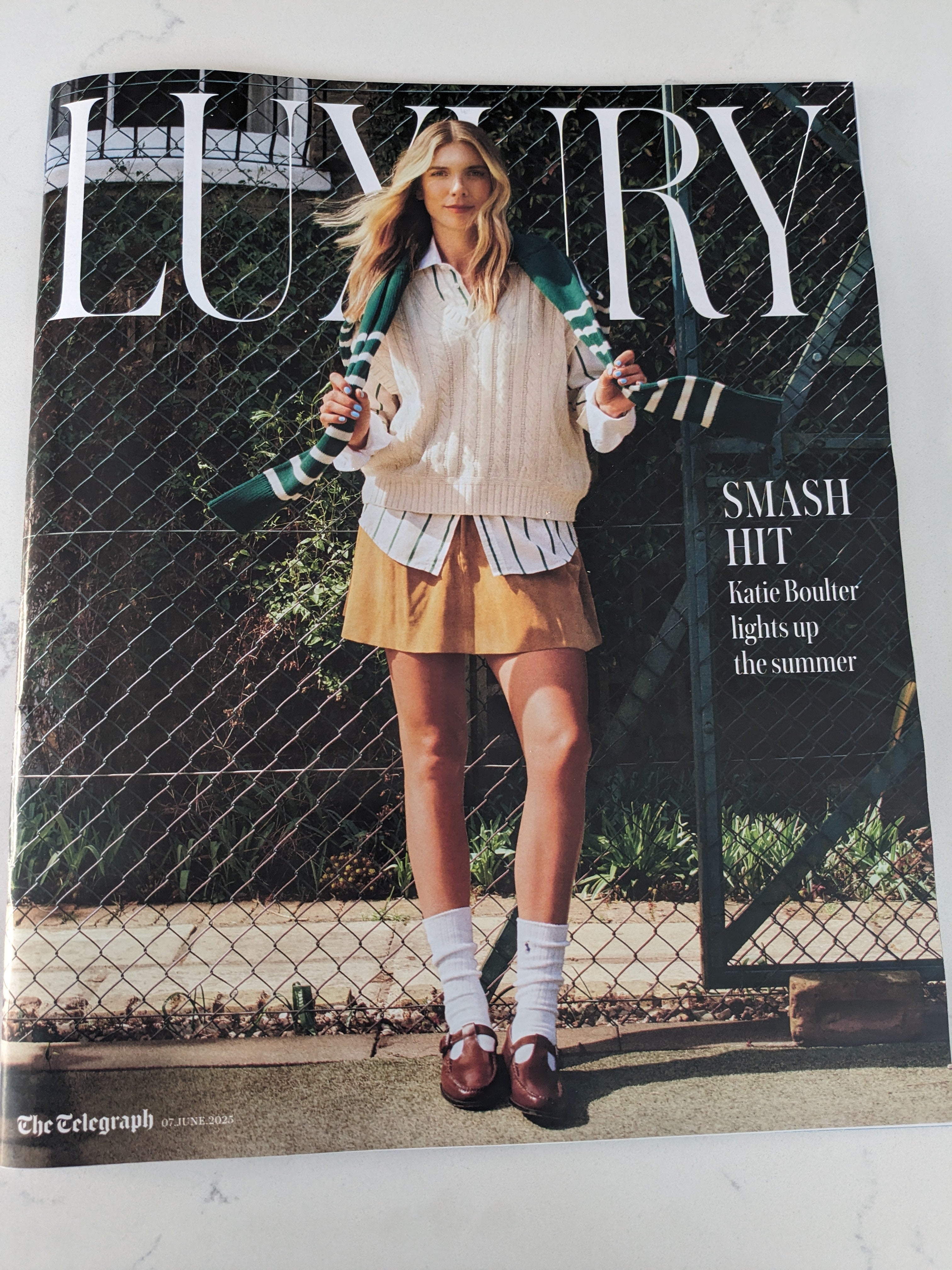 TELEGRAPH LUXURY Magazine 7th June 2025 KATIE BOULTER Princess Diana ...