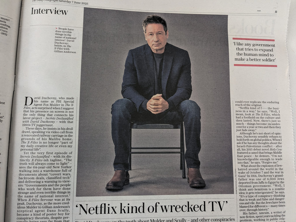 Daily Telegraph Review 07-June-2025 David Duchovny
