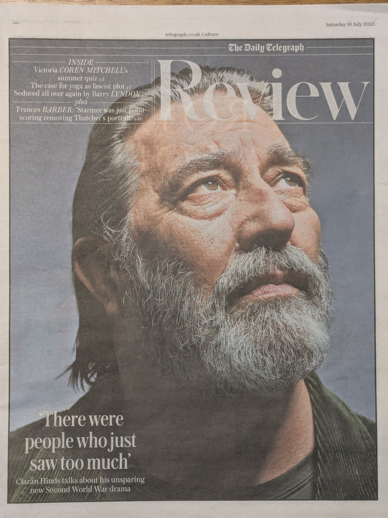 Daily Telegraph Review July-2025 Ciaran Hinds