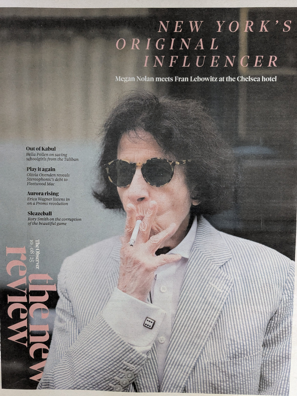 OBSERVER NEW REVIEW 10-August-2025 FRAN LEBOWITZ