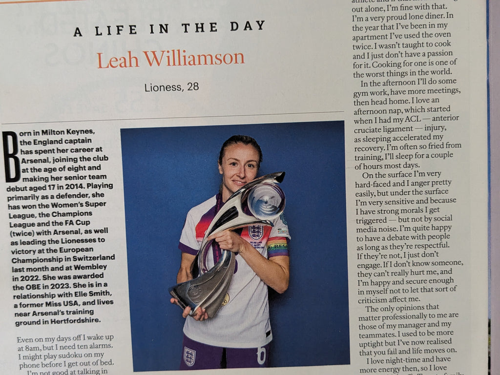 Sunday Times Magazine August 10 2025 Leah Williamson