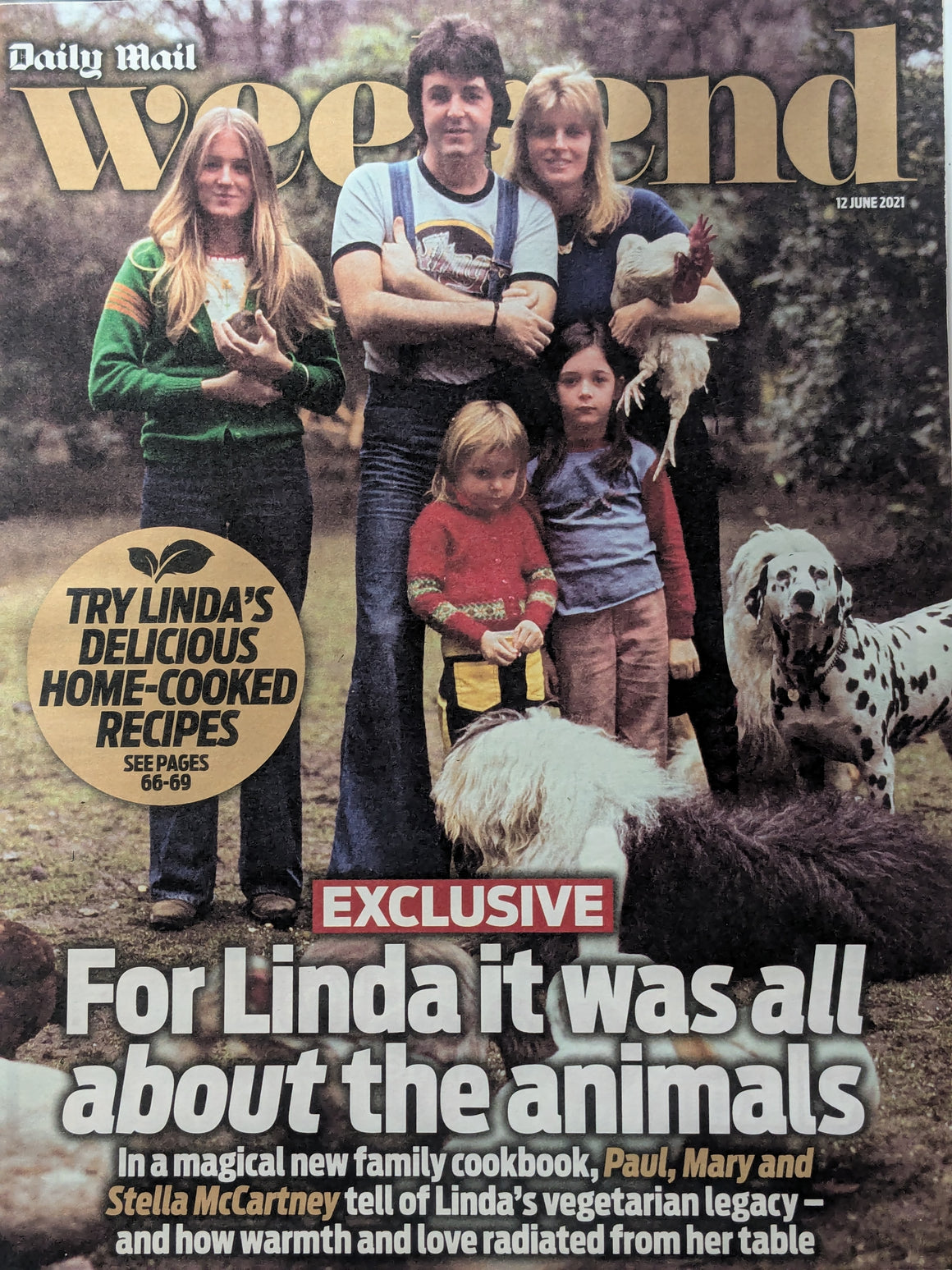 MAIL WEEKEND Mag 12 June 2021 PAUL McCARTNEY Exclusive