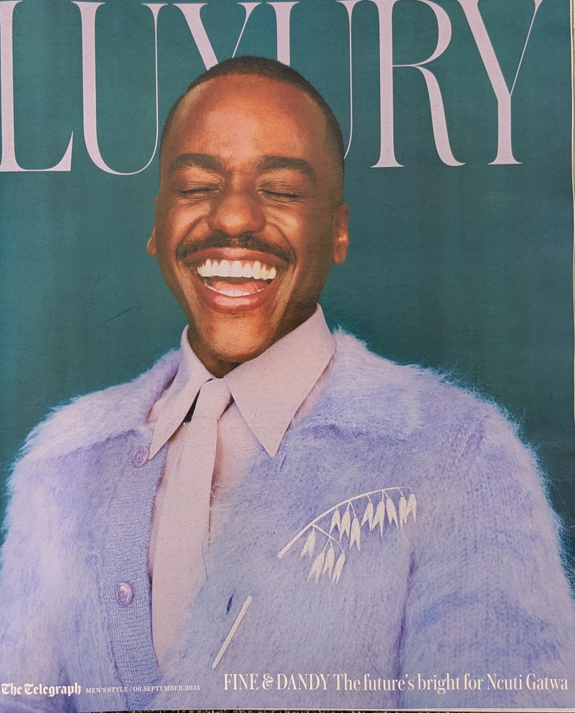 TELEGRAPH LUXURY MAGAZINE 6th Sept 2025 Ncuti Gatwa Doctor Who