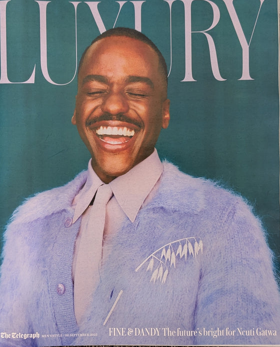 TELEGRAPH LUXURY MAGAZINE 6th Sept 2025 Ncuti Gatwa Doctor Who
