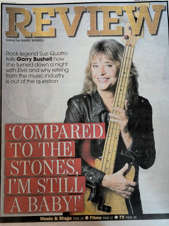 SUNDAY EXPRESS REVIEW 19-10-2025 - Suzi Quatro